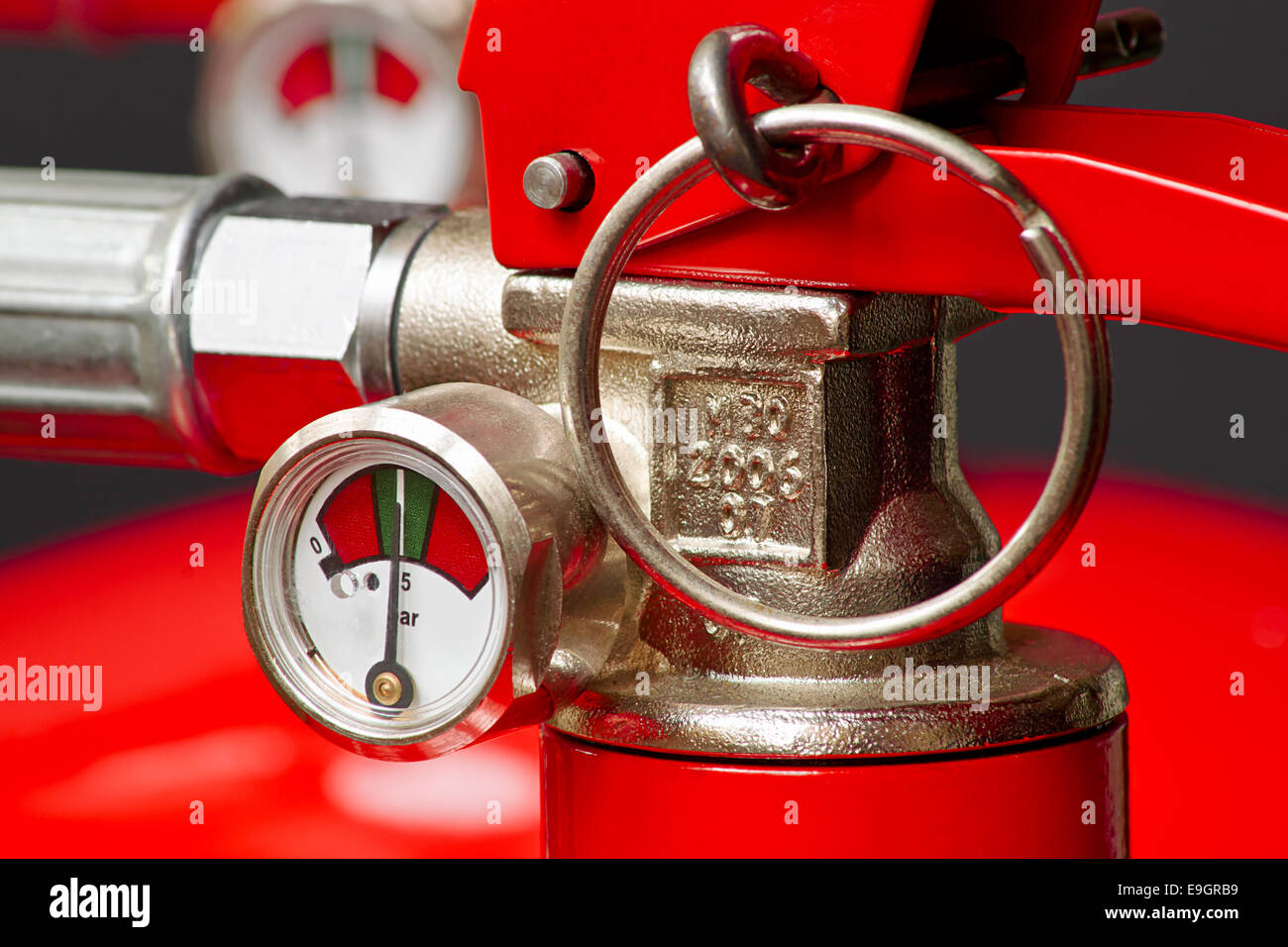 Extintor de incendios Foto de stock