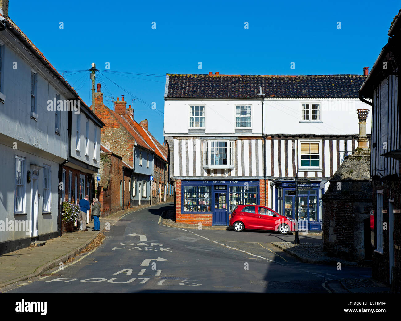El Santuario Shop, poco Walsingham, Norfolk, Inglaterra Foto de stock
