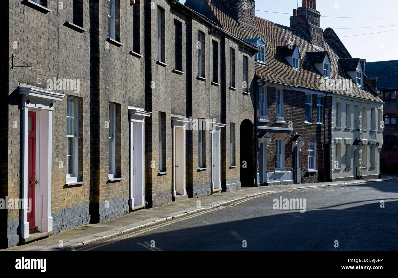 Nelson Street en Kings Lynn, Norfolk, Inglaterra Foto de stock