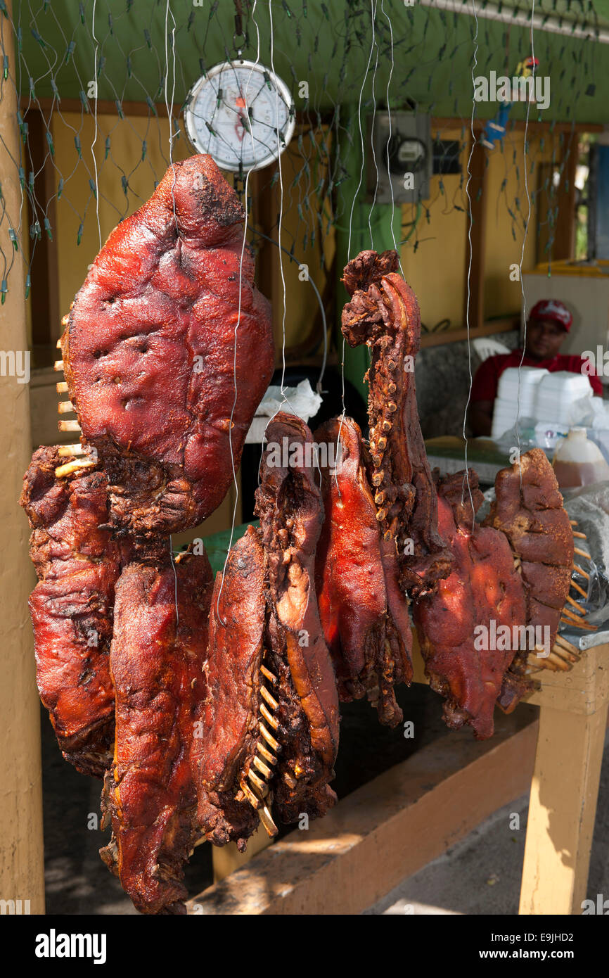 Dominikanische republik, osten, Juan Dolio, am parador el tamarindo Foto de stock