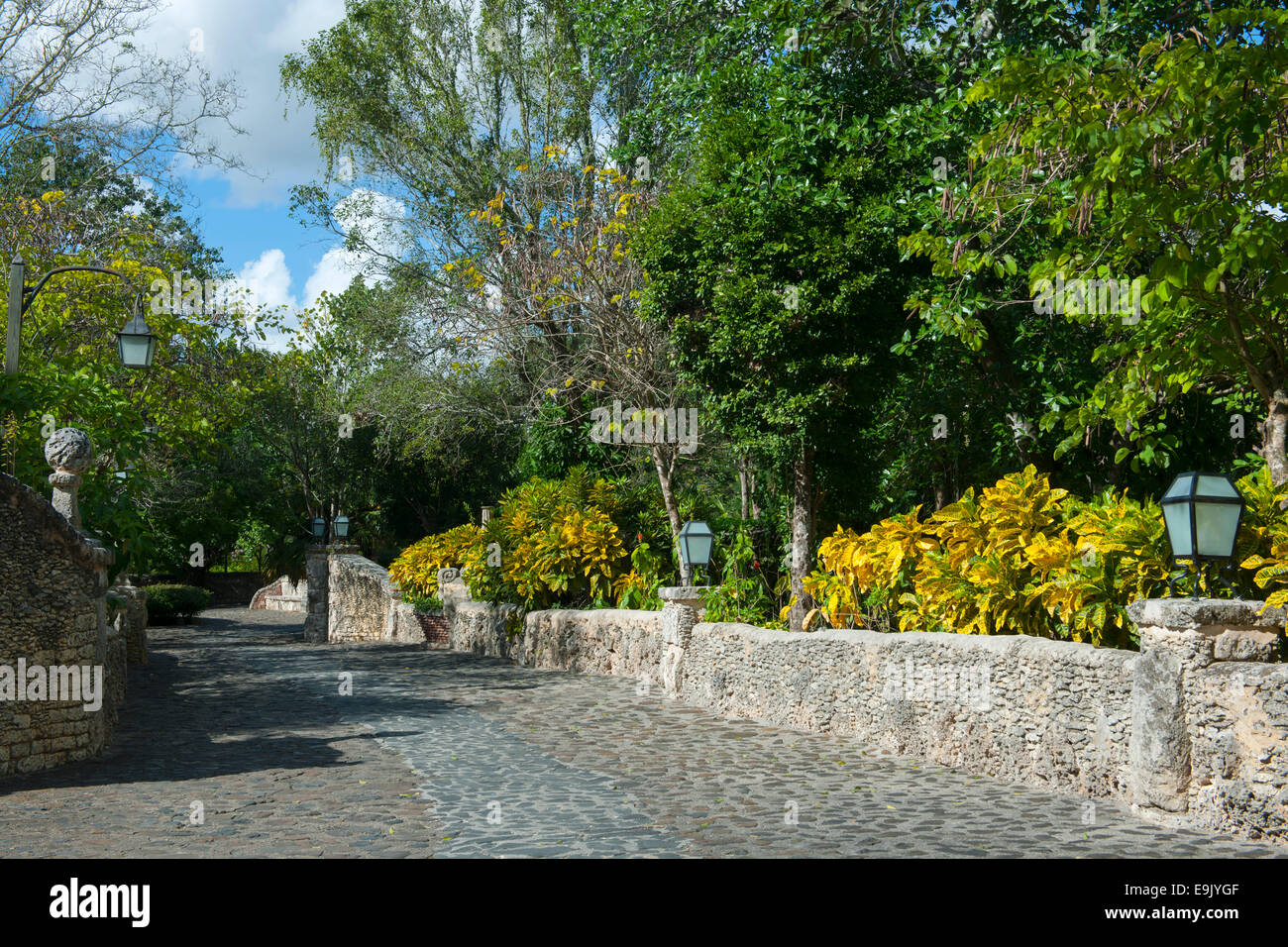 Dominikanische republik, osten, la romana, casa de campo, Altos de Chavón, Foto de stock