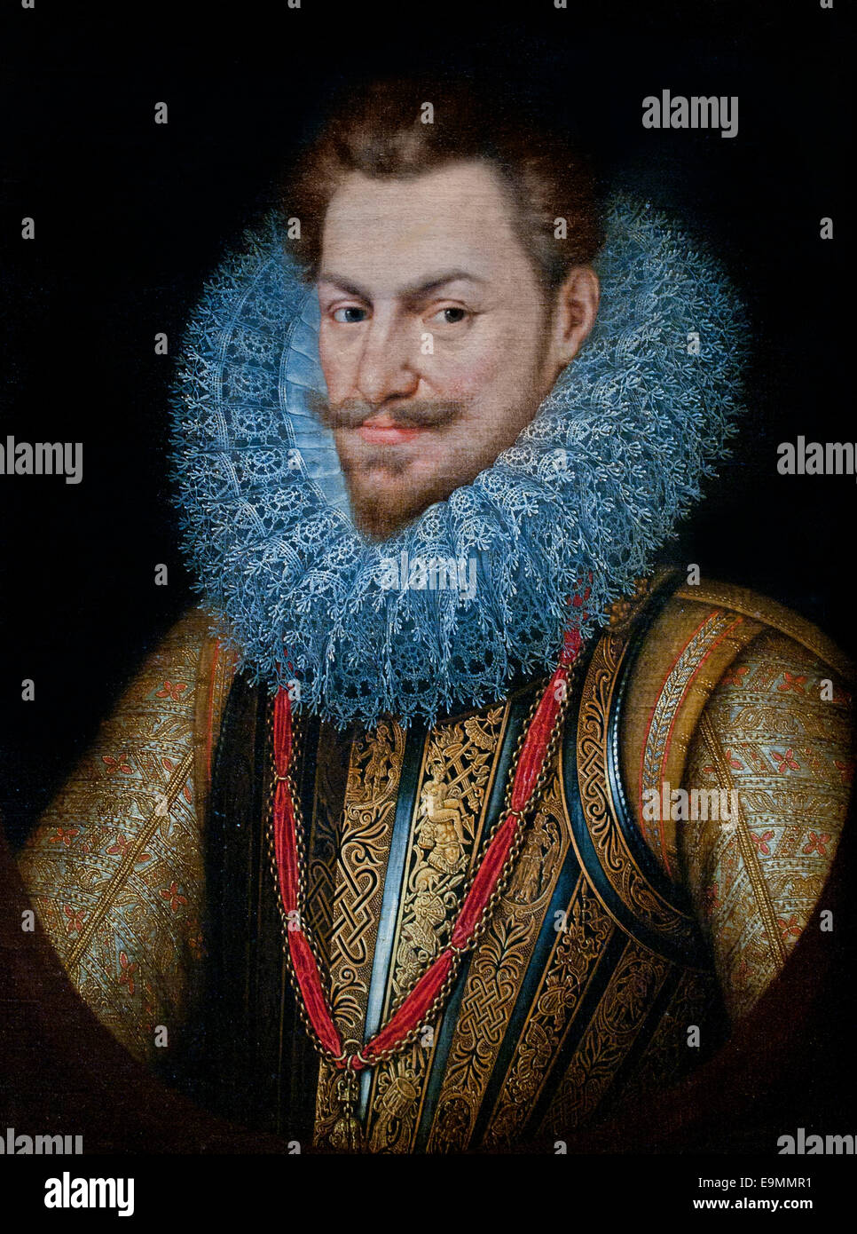 El archiduque Alberto de Austria, Gobernador del Netherlandby Frans POURBUS el viejo 1545 - 1603 holandés belga Bélgica Países Bajos Foto de stock