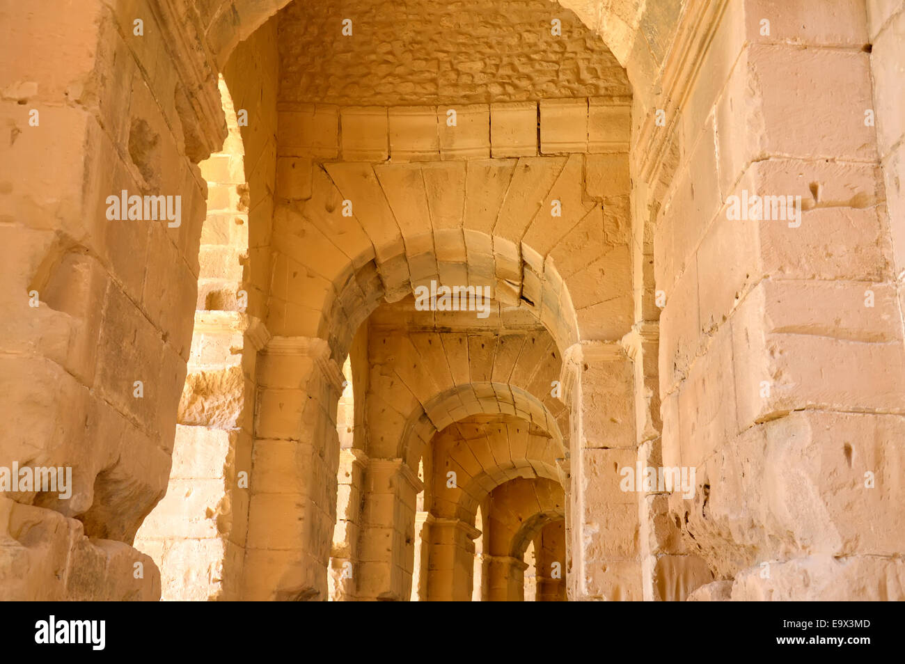 Colosseum en Túnez Foto de stock