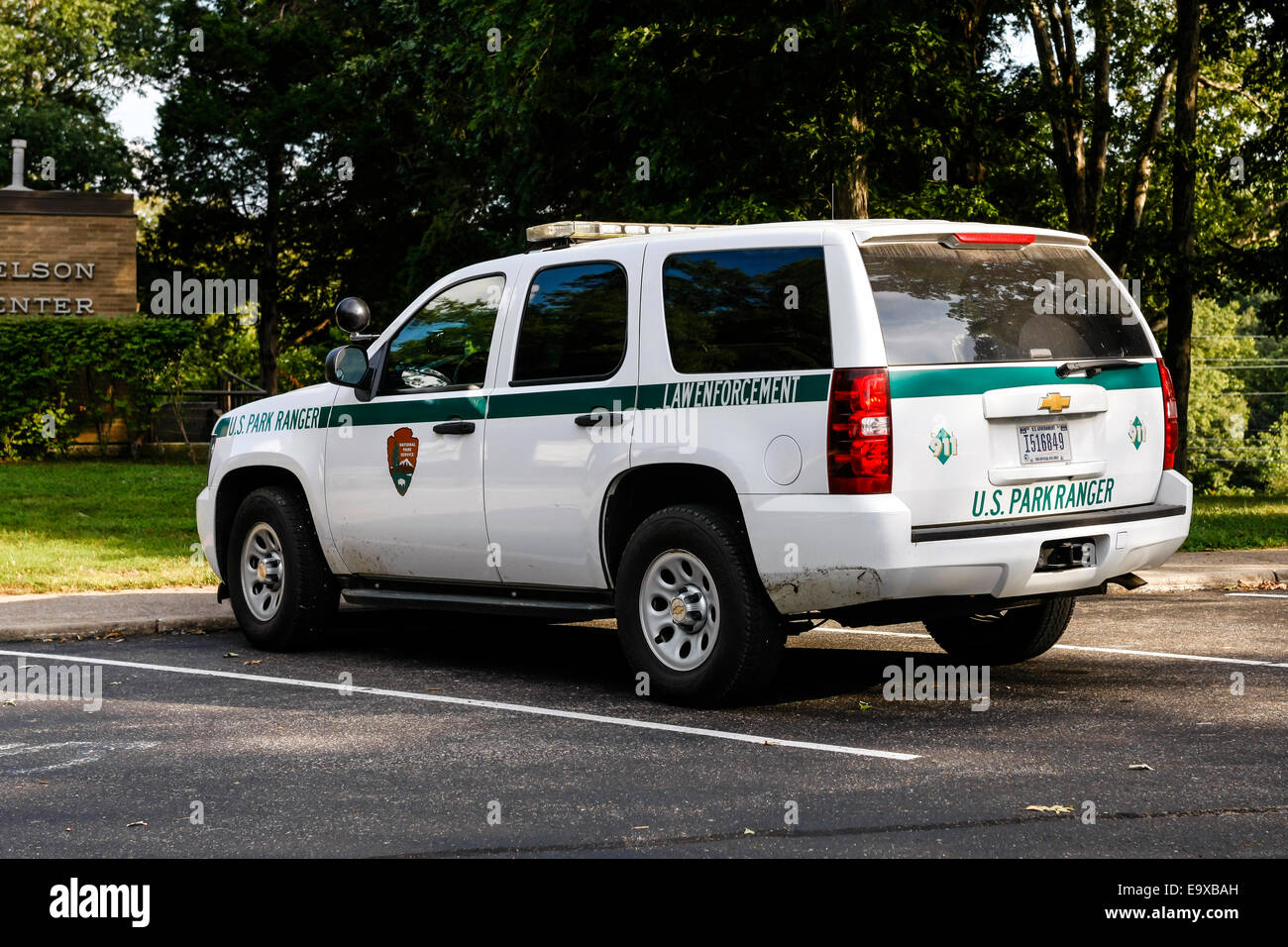 Parques Nacionales de América SUV de patrulla de la policía Foto de stock