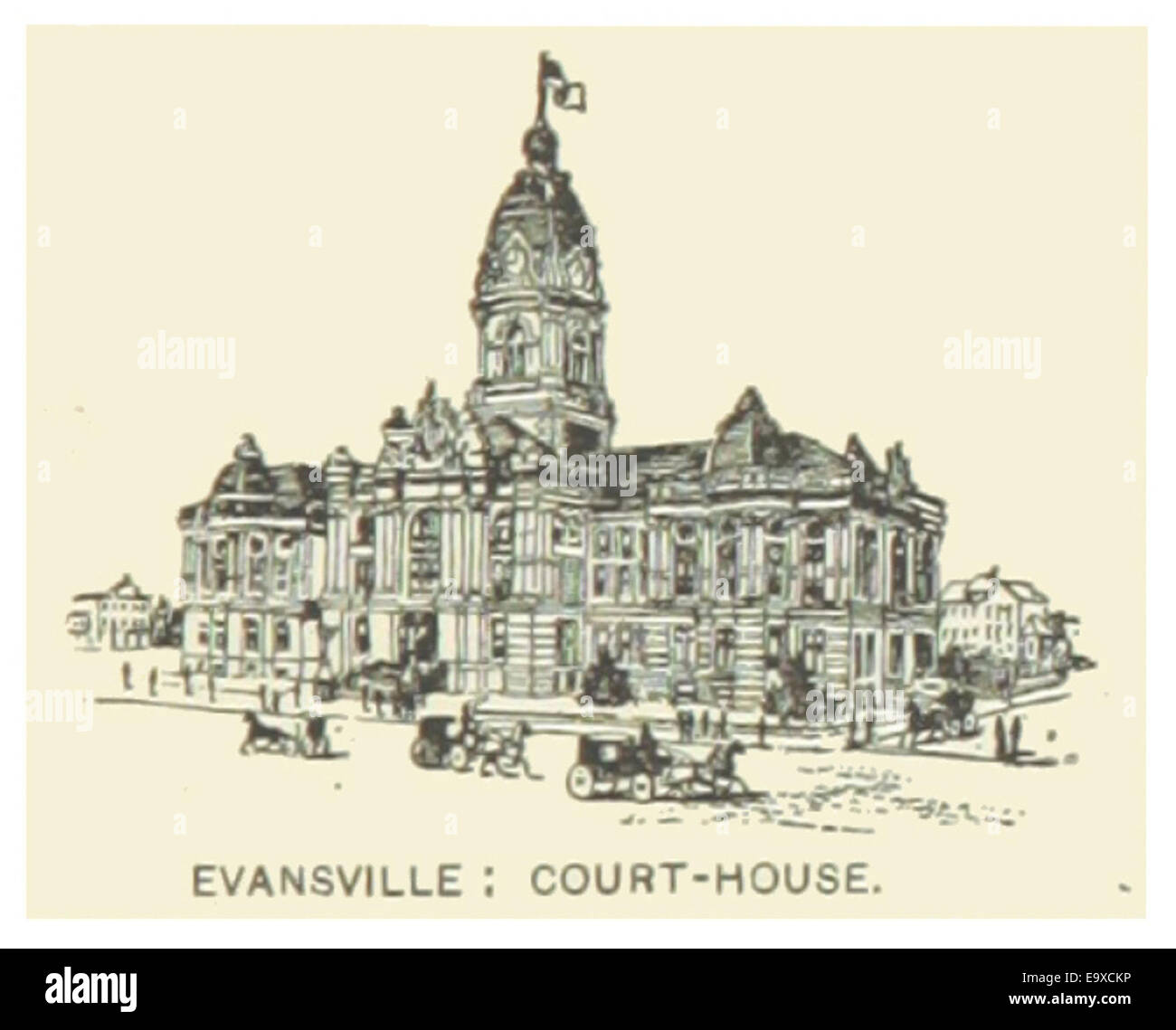 Mapa de evansville fotografías e imágenes de alta resolución Alamy