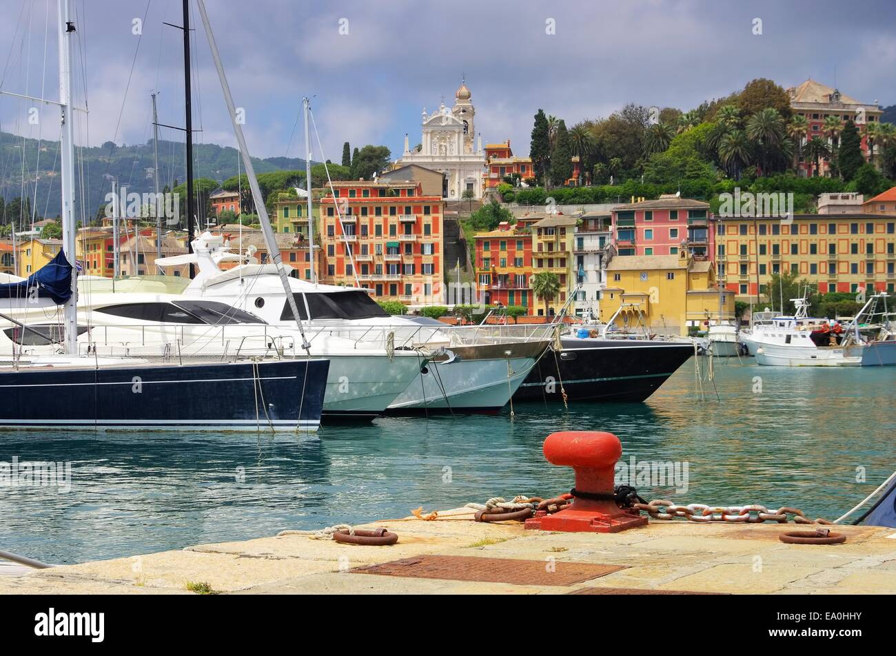 Santa Margherita Ligure Hafen - Santa Margherita Ligure Harbour 01 Foto de stock