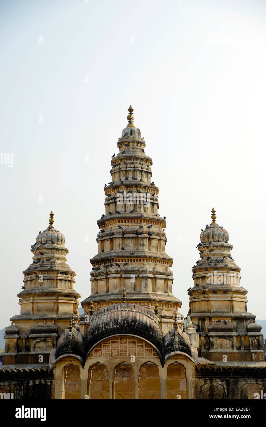 Templo,arquitectura india,Señor Vishnu,Pushkar, Rajastán, India Foto de stock