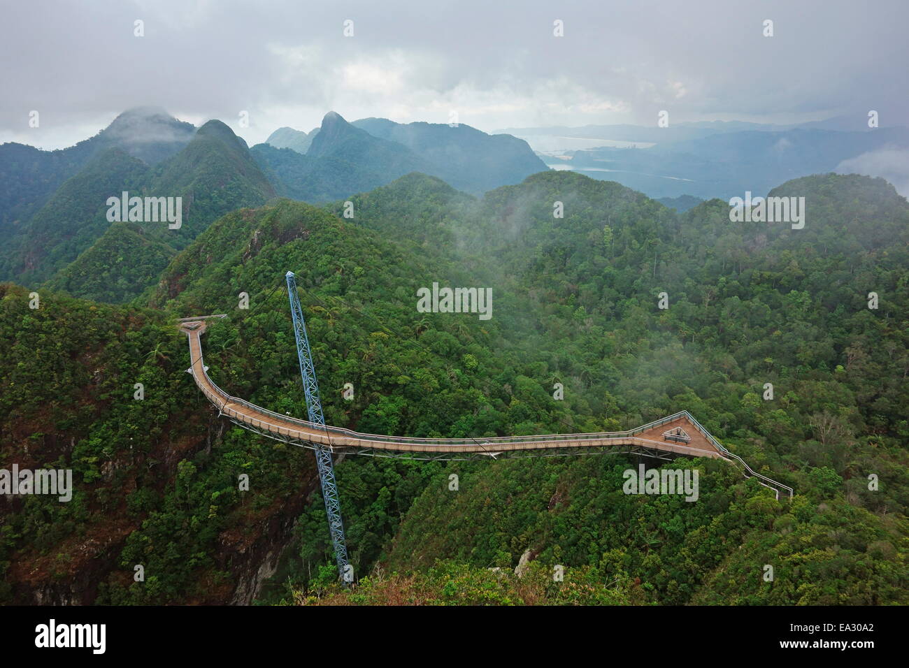 Skywalk, Gunung Machincang, Pulau Langkawi (Langkawi Island), Malasia, Sudeste Asiático, Asia Foto de stock