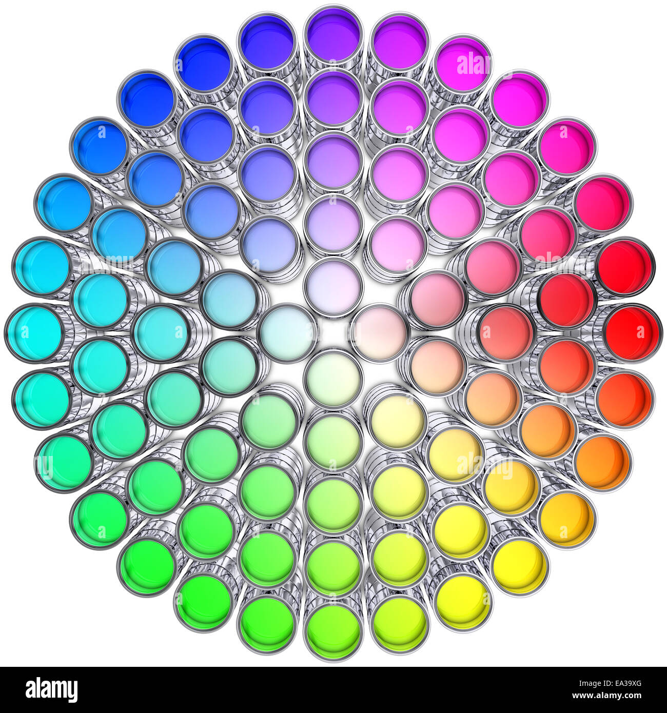 Círculo de color Foto de stock