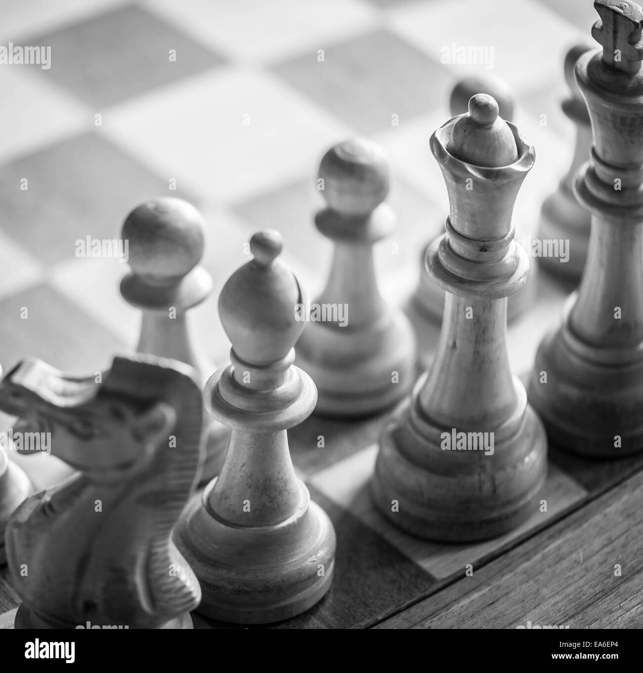 Tablero de ajedrez Foto de stock