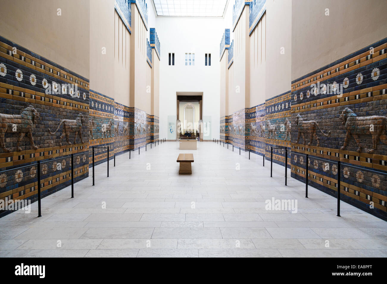 Ishtar Gate, el Museo de Pérgamo, Berlín, Alemania Foto de stock