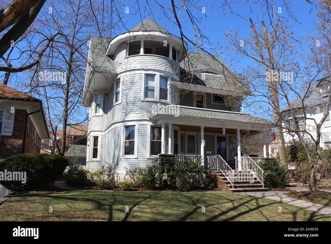 Queen Anne/casa de estilo Shingle, Richmond Hill, Queens, Nueva York