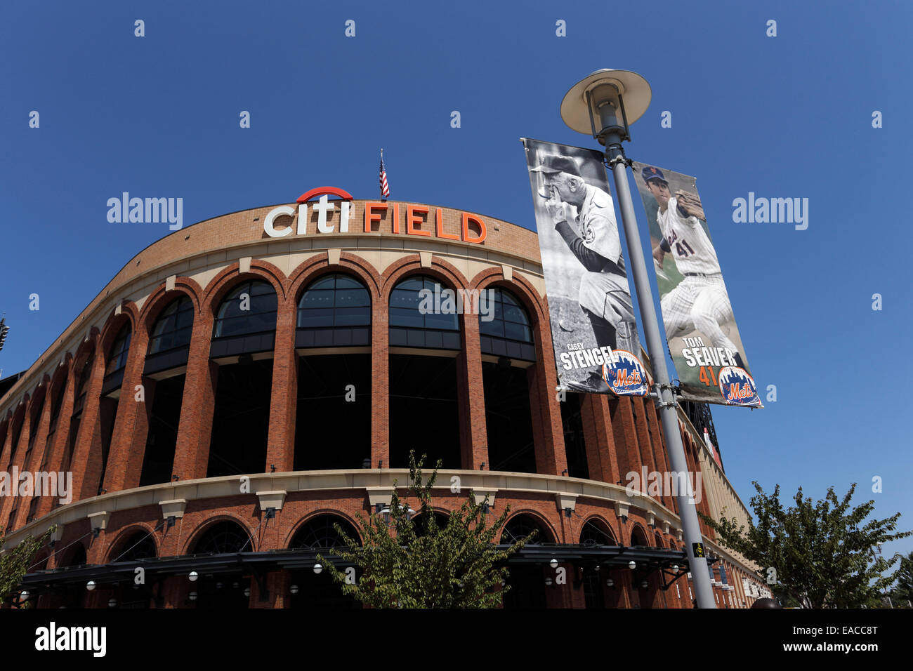 Citi Field Stadium hogar del equipo de béisbol de los Mets de Nueva York Foto de stock