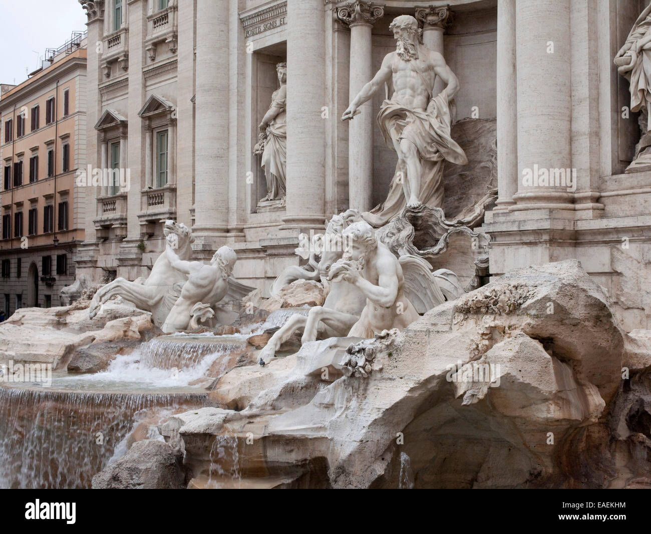 Fuente de Trevi Foto de stock