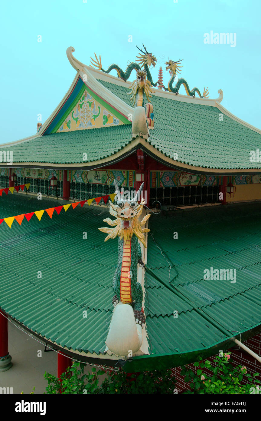 Templo budista en Cebú, Filipinas, el sudeste de Asia Foto de stock