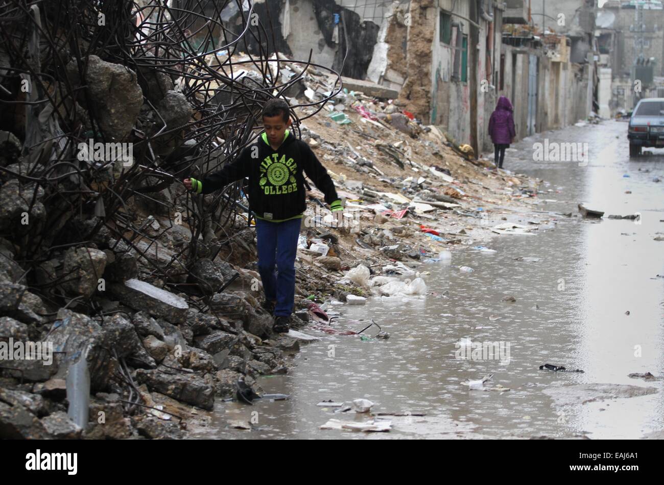 La ciudad de Gaza, FRANJA DE GAZA, Territorio Palestino. 16 Nov, 2014 ...