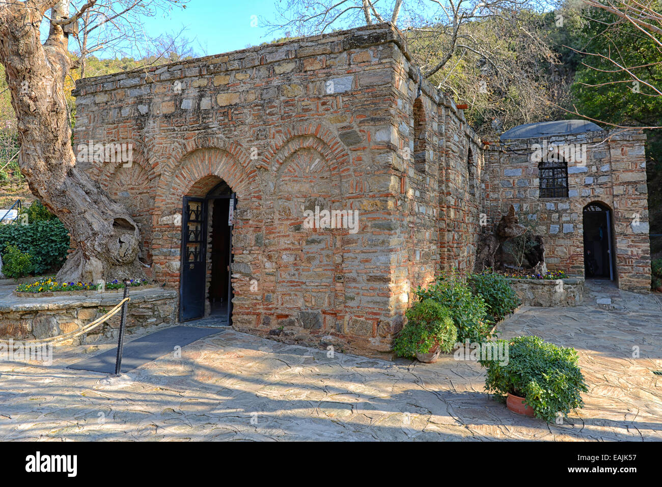 Casa De La Virgen Maria En Efeso Turquia Fotografia De Stock Alamy