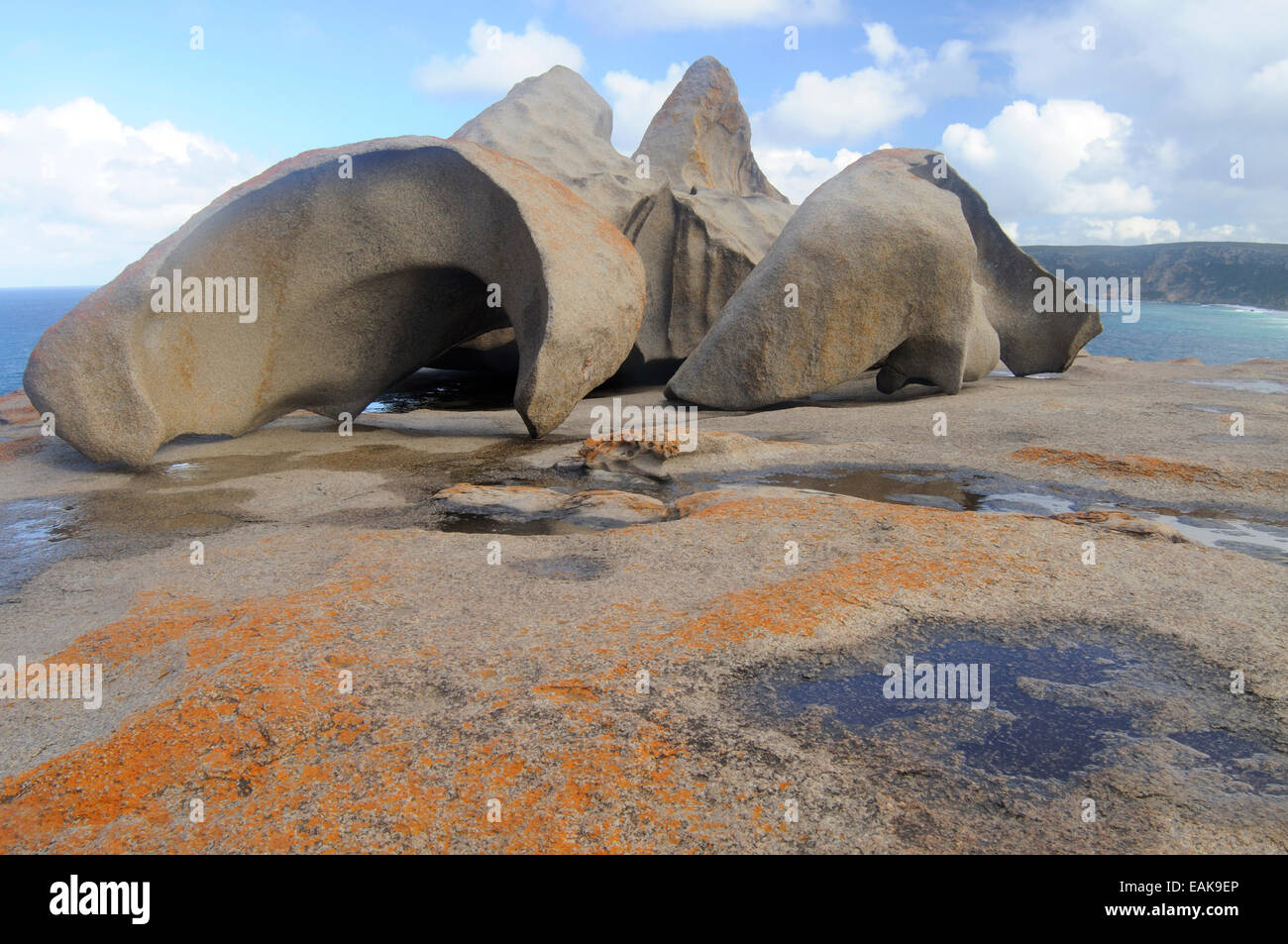 Remarkable Rocks, Flinders-Chase-Parque Nacional, La Isla de los canguros, Australia Meridional, Australia Foto de stock
