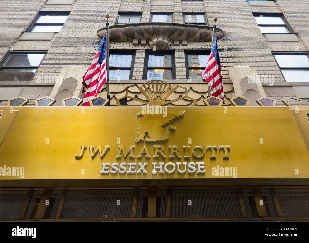 El Essex House hotel JW Marriott en la Ciudad de Nueva York Foto de stock