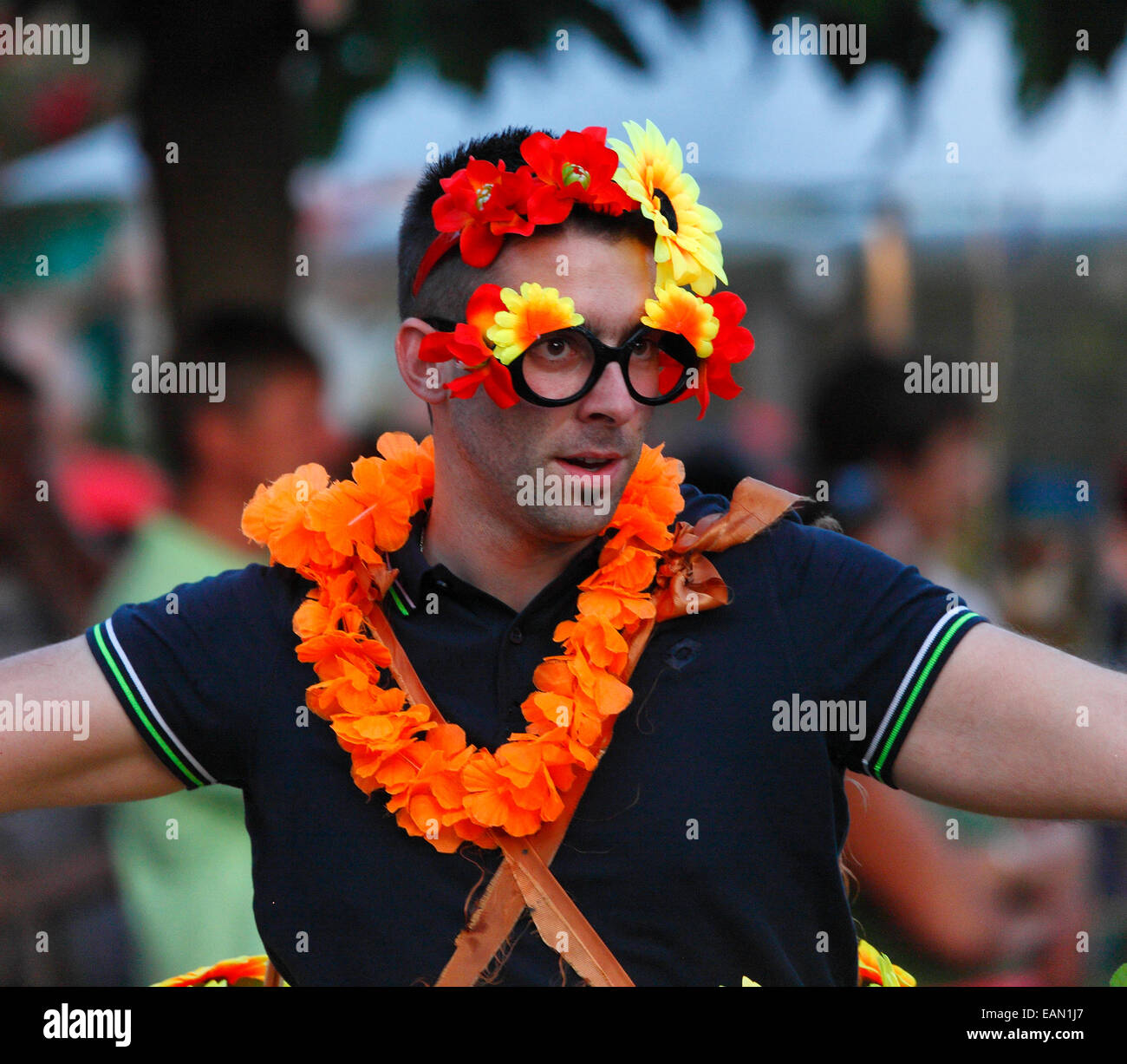 Carnaval en Novi Vinodolski, Croacia Foto de stock