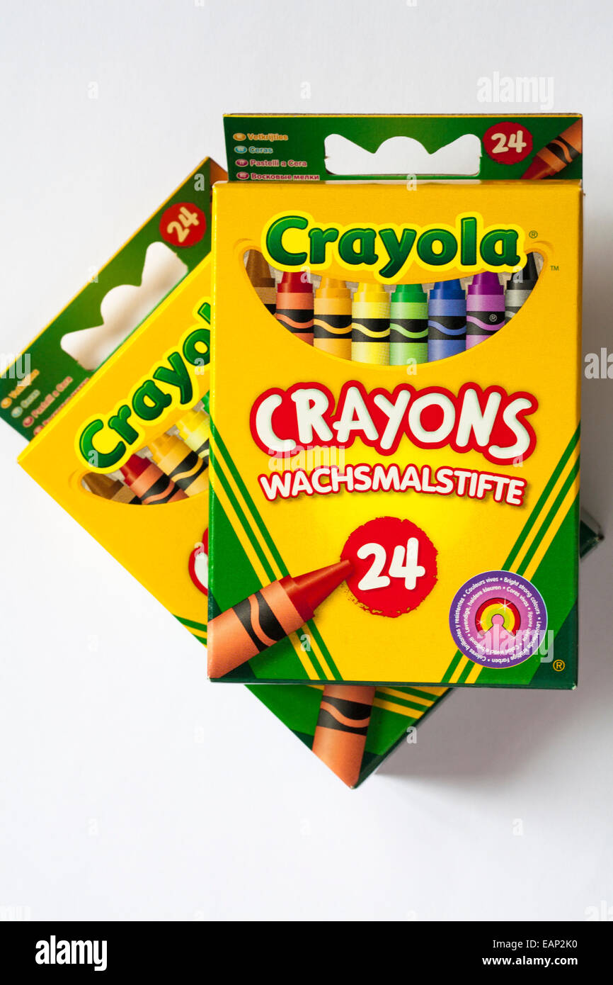 Vacaciones áspero Coche Caja de crayones crayola fotografías e imágenes de alta resolución - Alamy