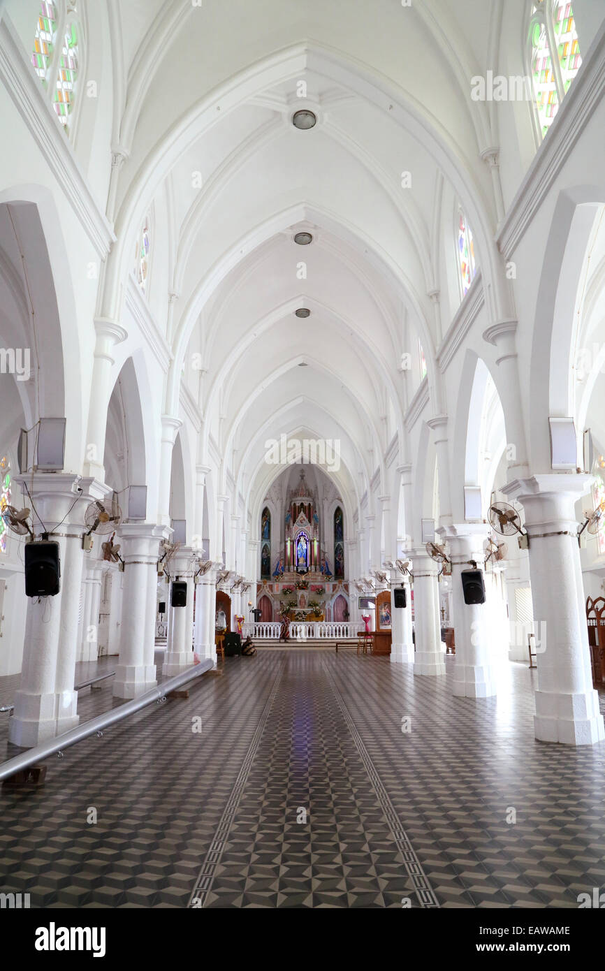 Iglesia de Nuestra Señora de La Merced, Kanyakumari, Tamil Nadu, India , Foto de stock