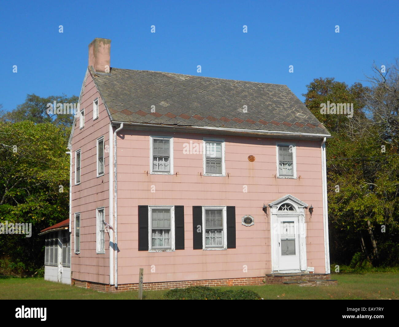 Juez Nathaniel fomentar la casa listada en el NRHP el 25 de agosto de 2014 (#14000516) en 1649 Bayshore Dr. en Villas, Bajar Township, condado de Cape May, Nueva Jersey Foto de stock