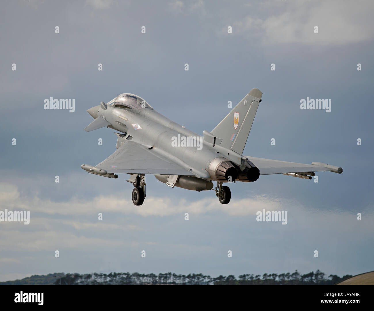 Eurofighter Typhoon FRG4 rápida militar jet fighter. Ocs 9178. Foto de stock
