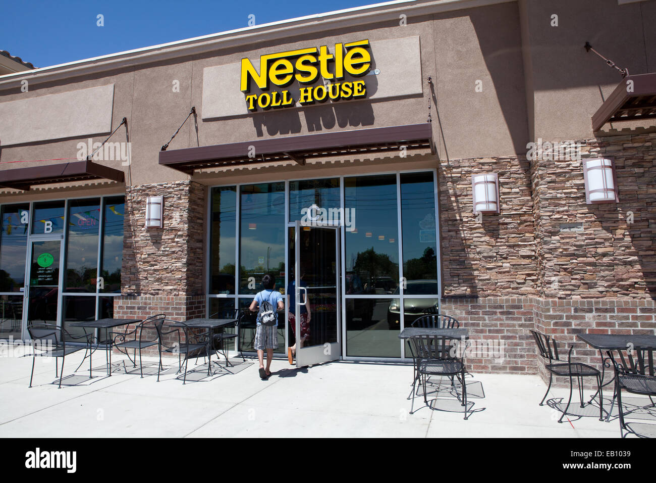 Nestle Toll House cookies y tienda de helados, Nuevo México, EE.UU. Foto de stock
