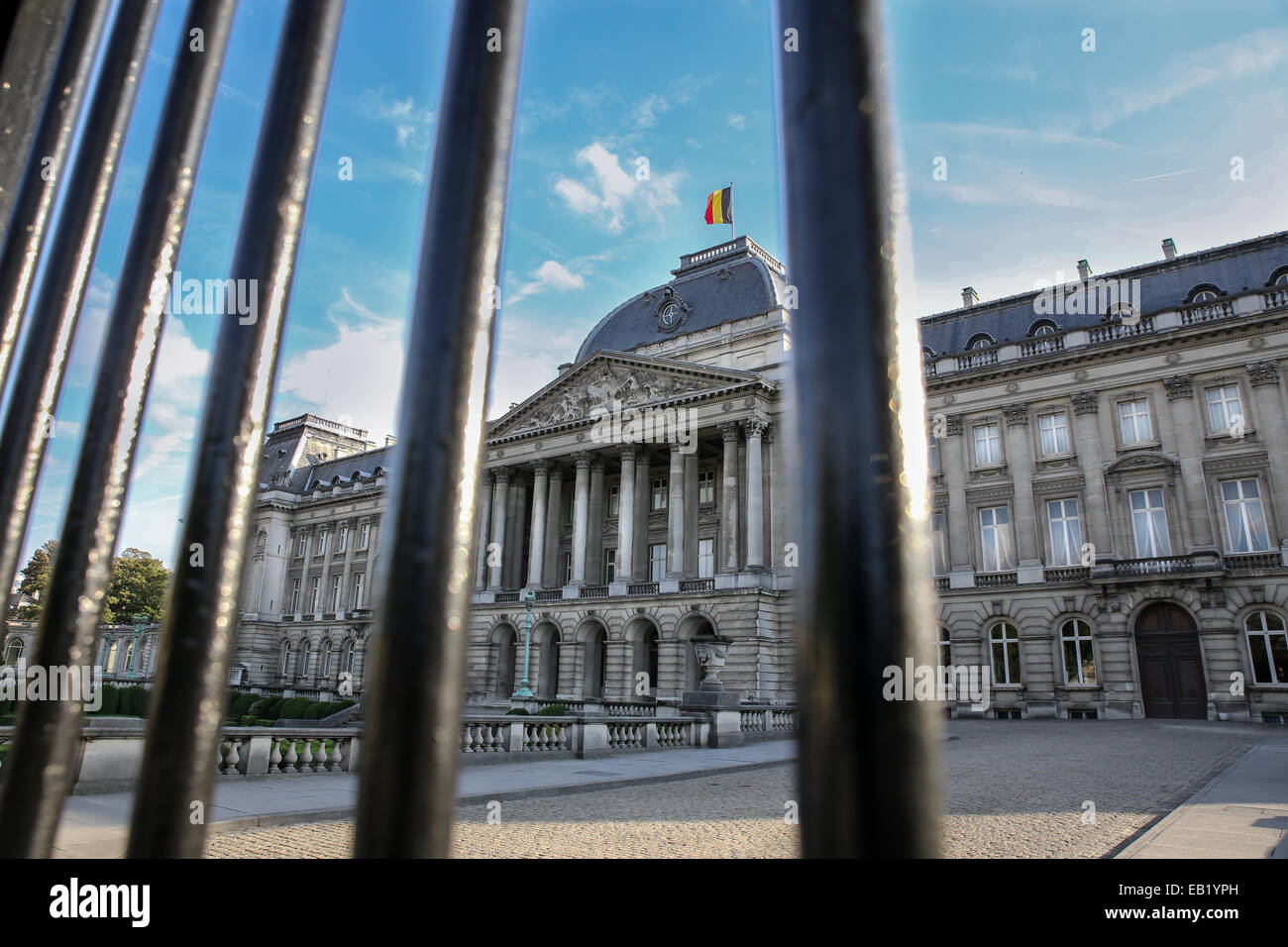 Palacio Real de Bruselas bruxelles benelux clásico europeo emblemático edificio histórico Foto de stock