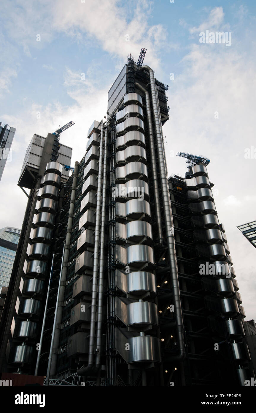 El edificio Lloyds de Londres Foto de stock
