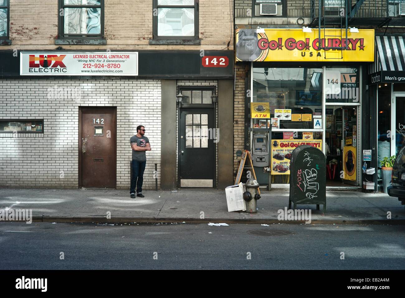 Nueva York Street Scene Foto de stock