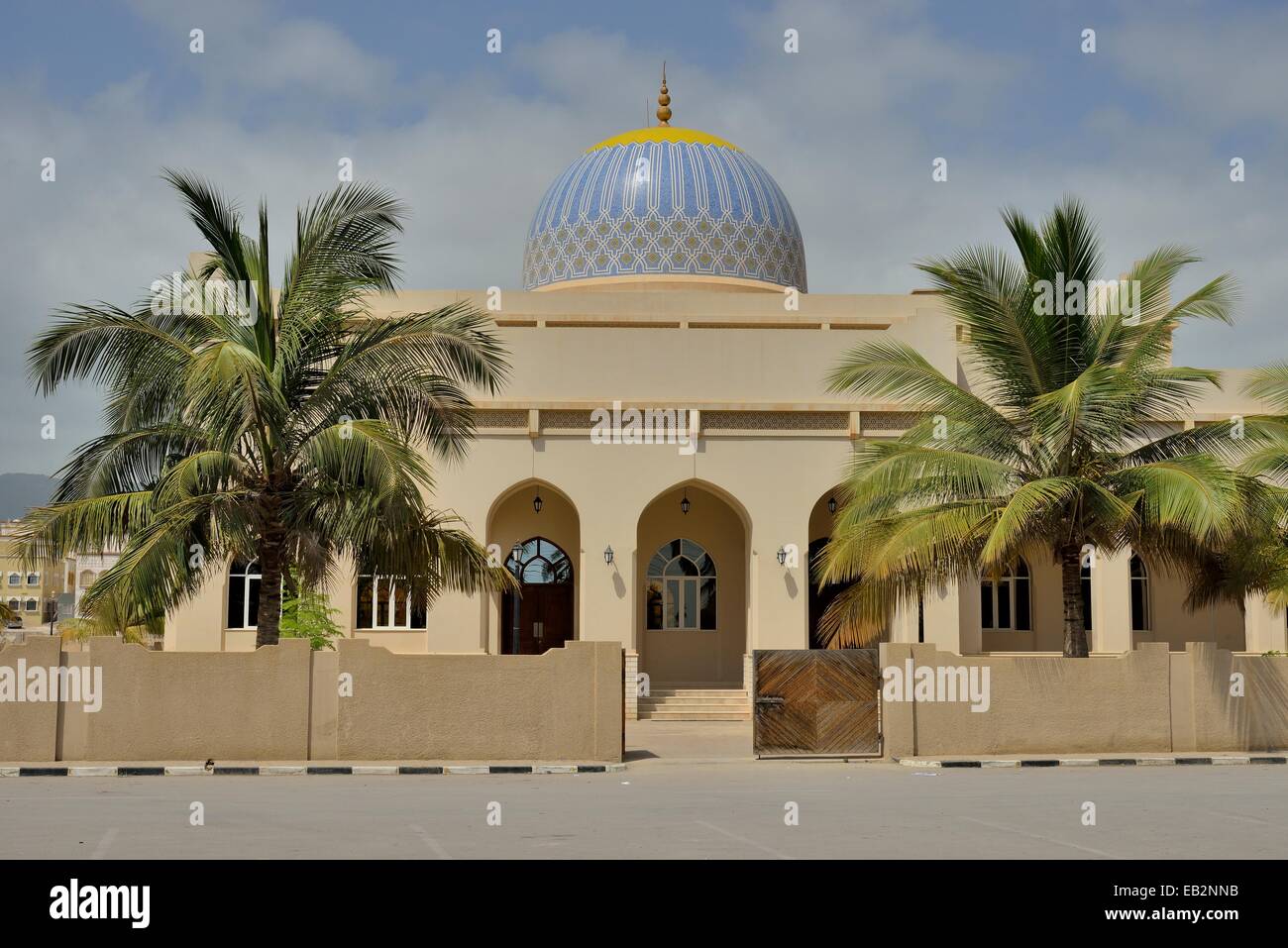 La Gran Mezquita de Taqah, región de Dhofar, Orient, Omán Foto de stock