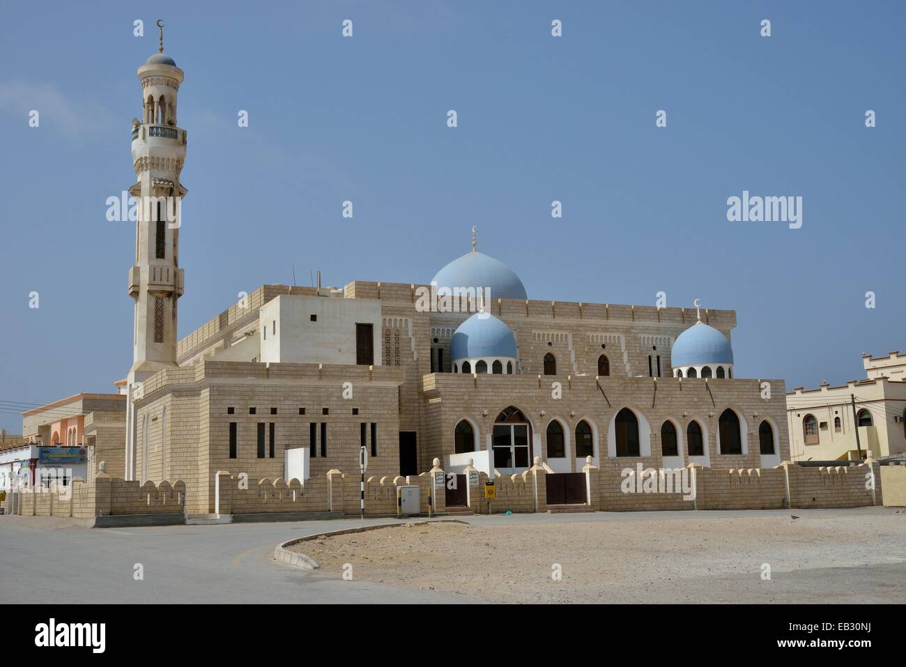 La Gran Mezquita de Mirbat, región de Dhofar, Orient, Omán Foto de stock