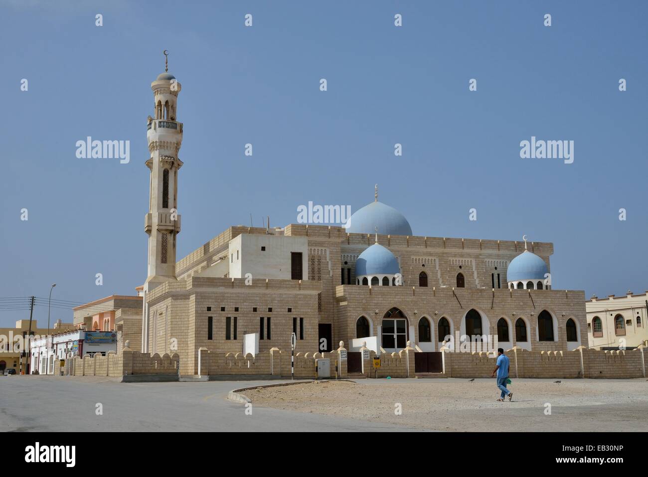La Gran Mezquita de Mirbat, región de Dhofar, Orient, Omán Foto de stock