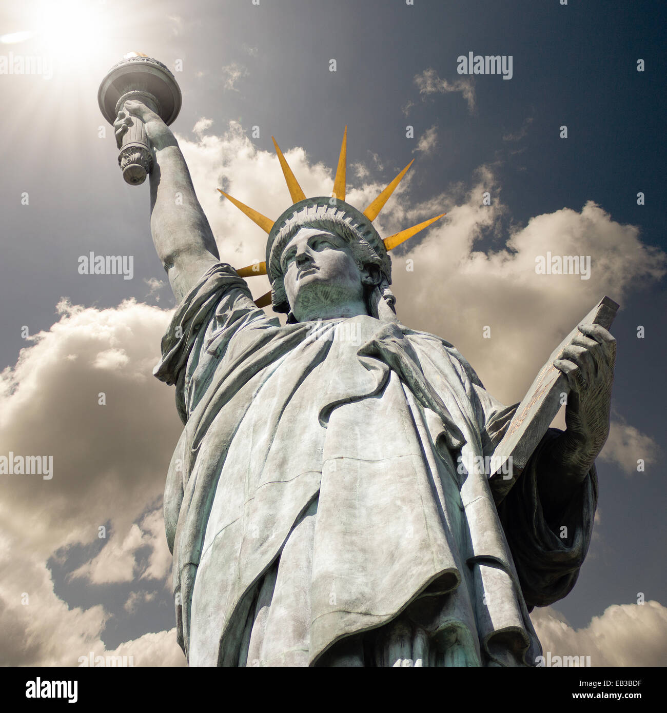 La estatua de la Libertad, Nueva York, Estados Unidos Foto de stock