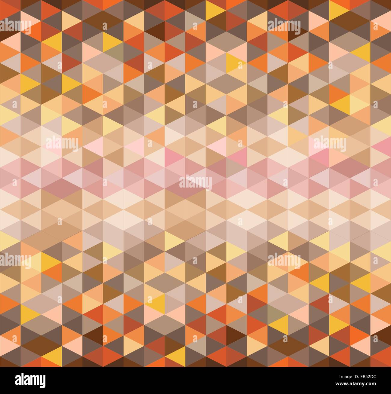 Patrón de triángulo naranja y marrón Ilustración del Vector