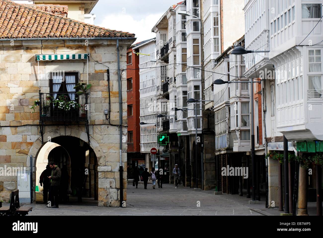 Plaza Principal de Reinosa, Cantabria, ESPAÑA Fotografía de stock - Alamy