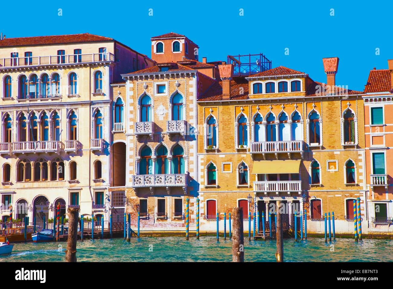 Italie, Venise : zattere Foto de stock