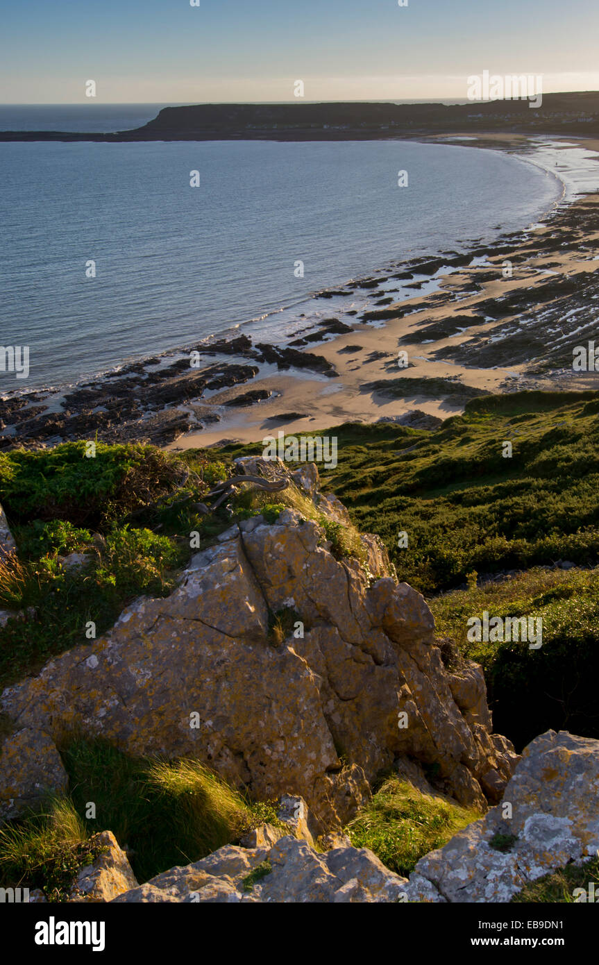 Reino Unido, Gales, Swansea, la Península de Gower Foto de stock