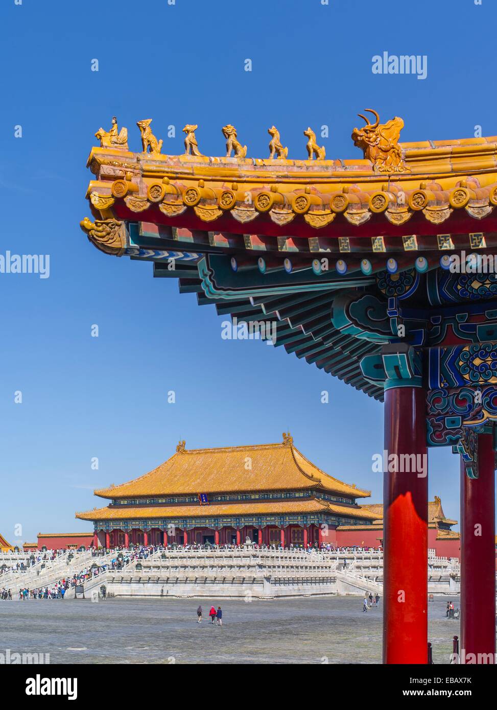 Porta, a Cidade Proibida, China Imagem de Stock - Imagem de imperial,  patrimônio: 147500671
