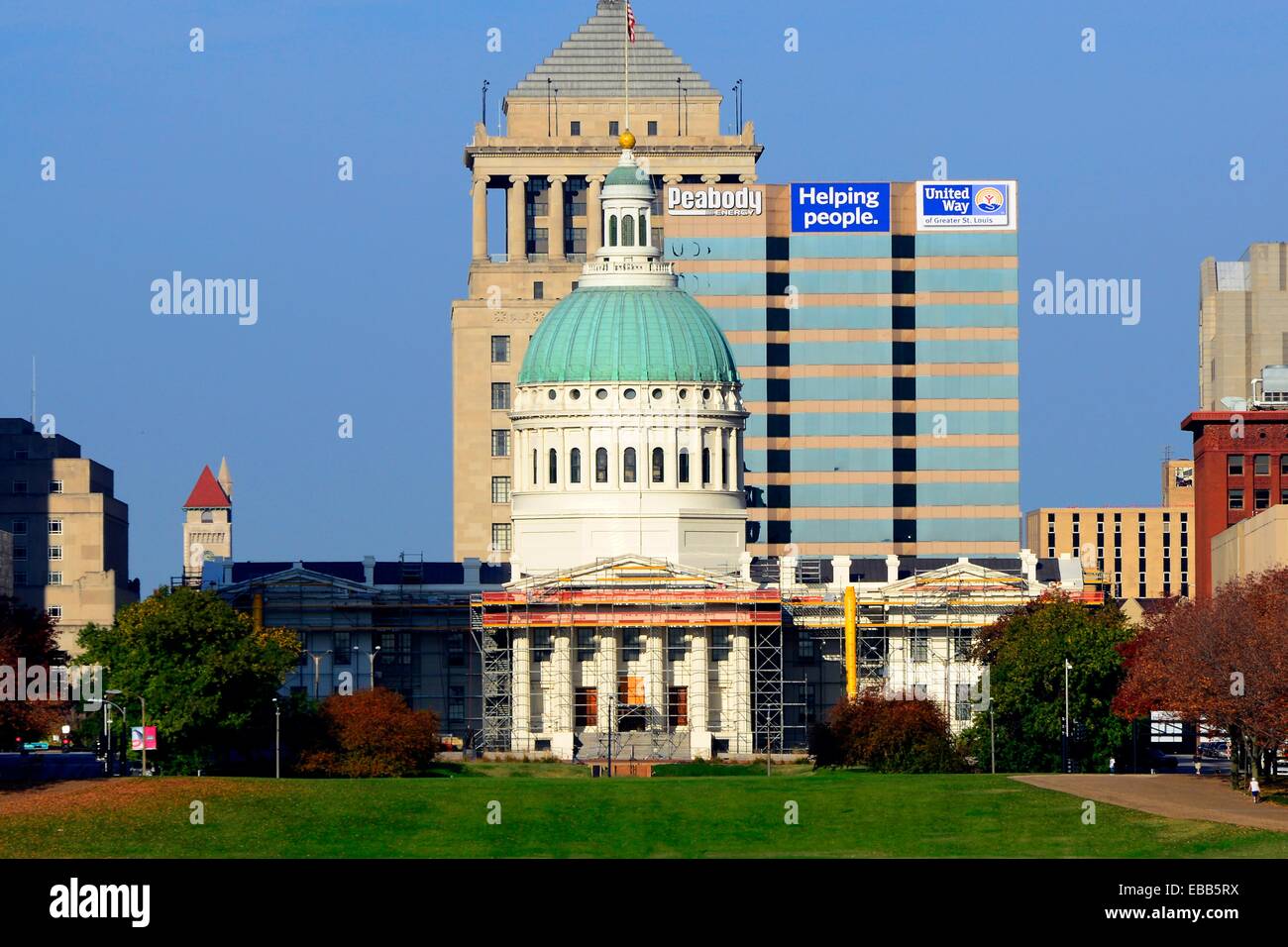 El Old Courthouse St Louis Missouri MO Foto de stock
