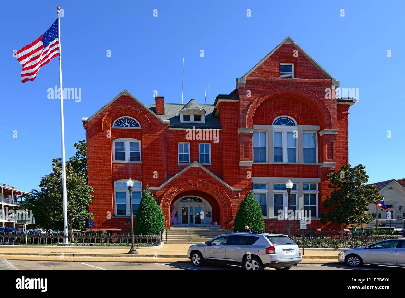 Oxford Mississippi Ayuntamiento MS EE.UU. Foto de stock