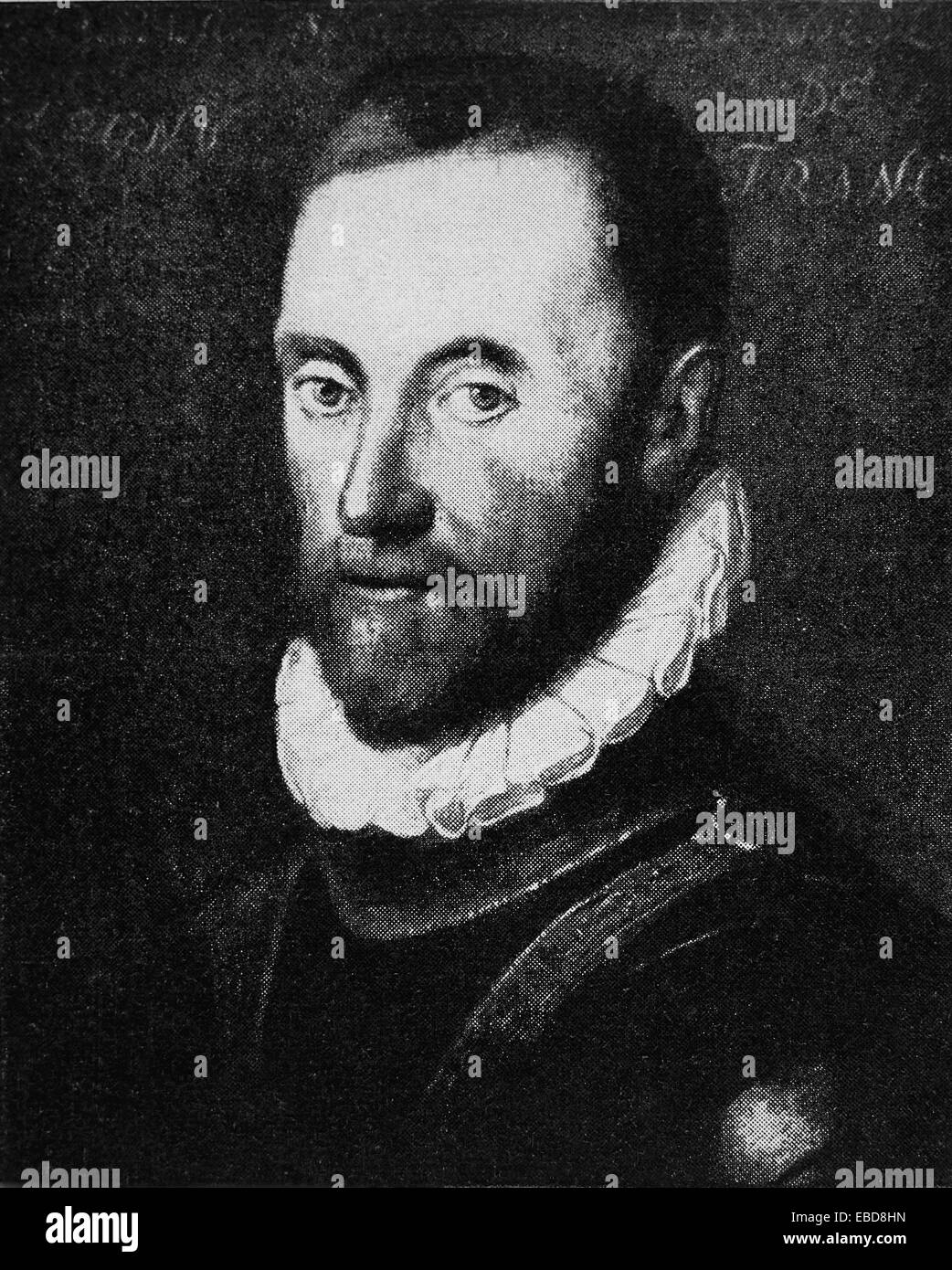 Gaspard de Coligny; (16 de febrero de 1519 - 24 de agosto de 1572), Seigneur Señor de Châtillon, fue un noble francés y el almirante, mejor Foto de stock