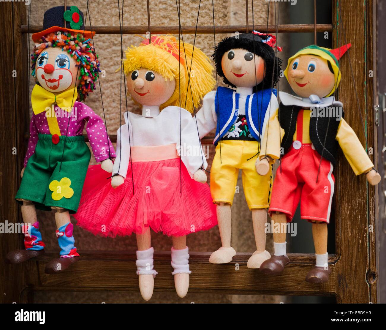 Souvenirs títeres marionetas Praga República Checa Europa Fotografía de  stock - Alamy