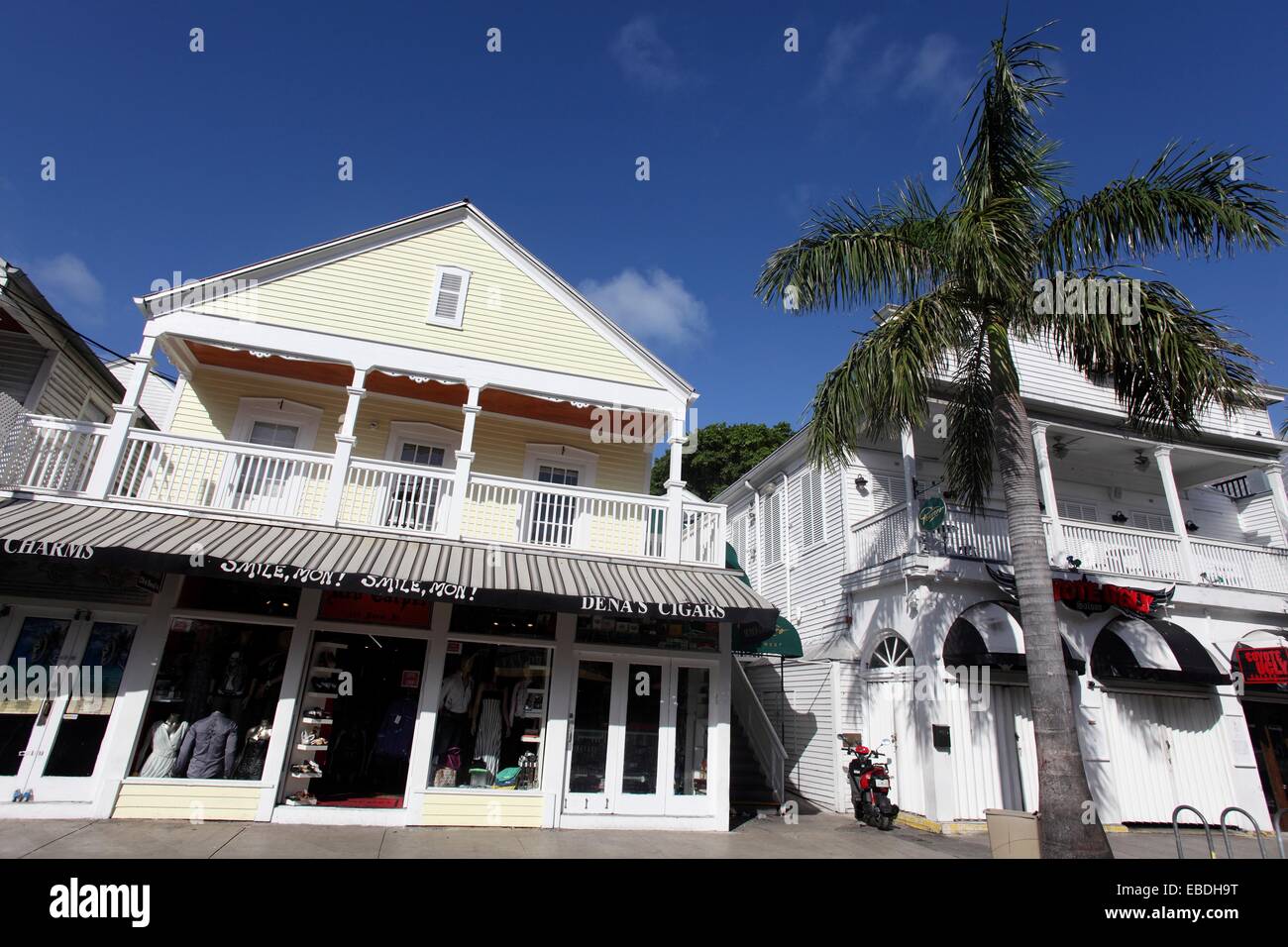 Casas típicas de Key West, Florida Fotografía de stock Alamy