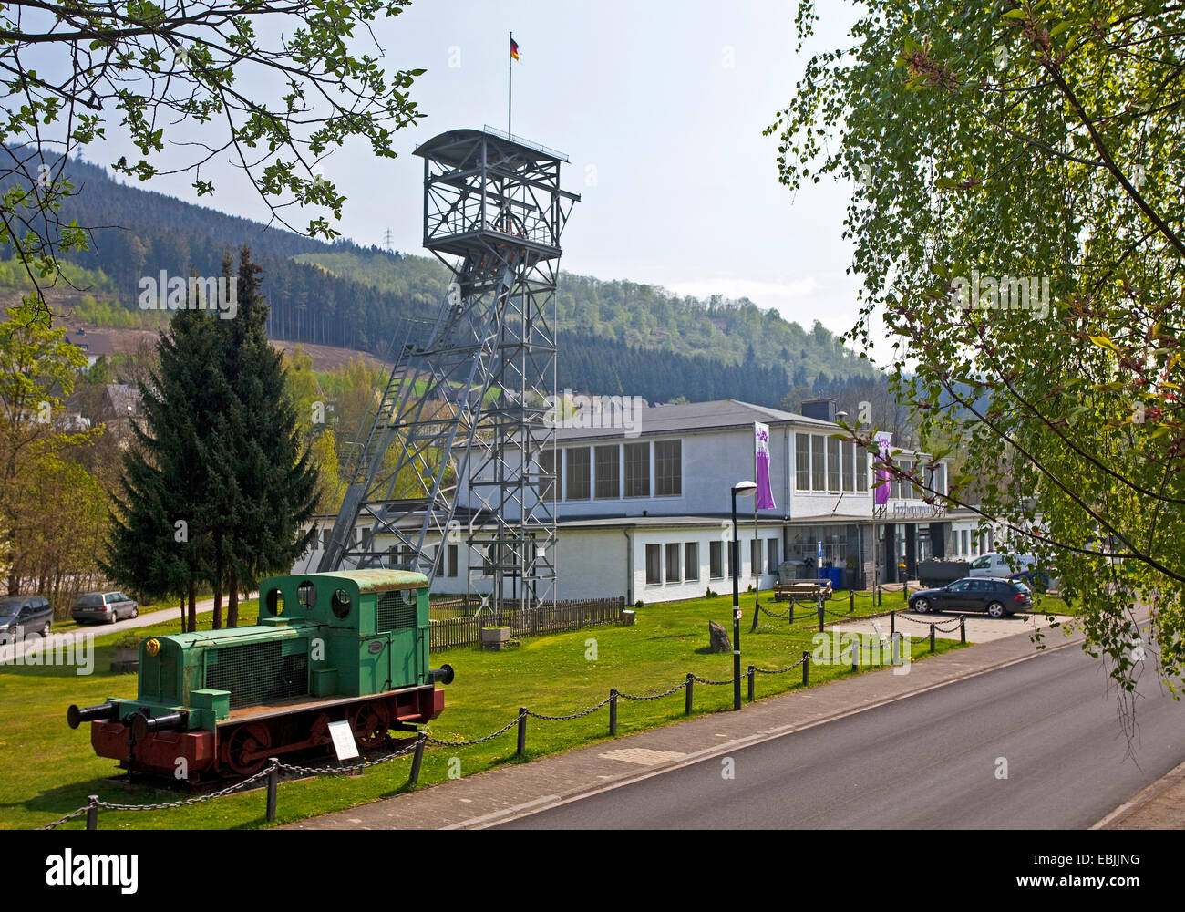 Museo de la mina de mineral de Ramsbeck, Alemania, Renania del Norte-Westfalia, Sauerland Bestwig, Foto de stock
