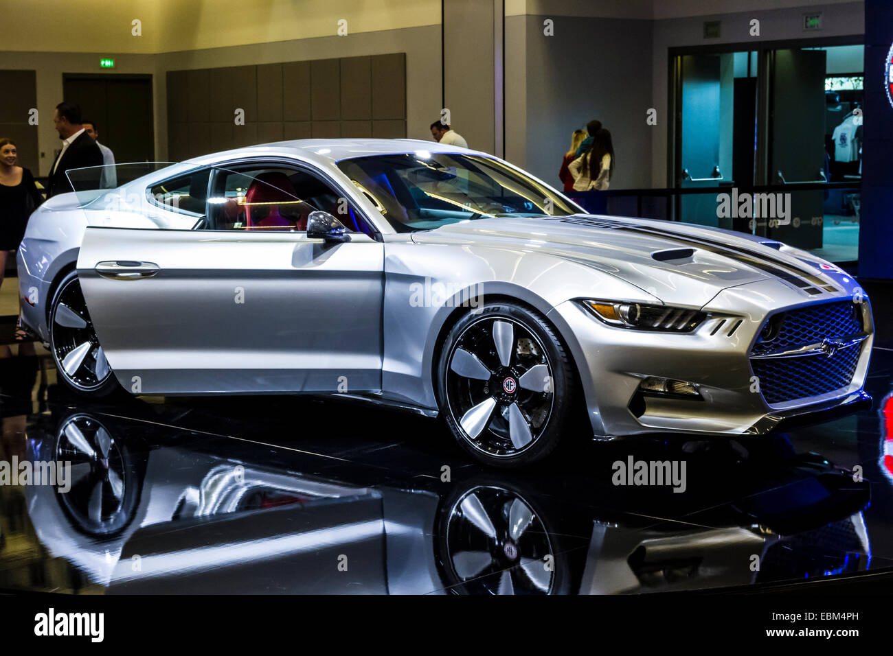 El HP 725 re-piel Galpin Ford Ford Mustang diseñado por Henrik Fisker en el 2014 Los Angeles Auto Show Foto de stock