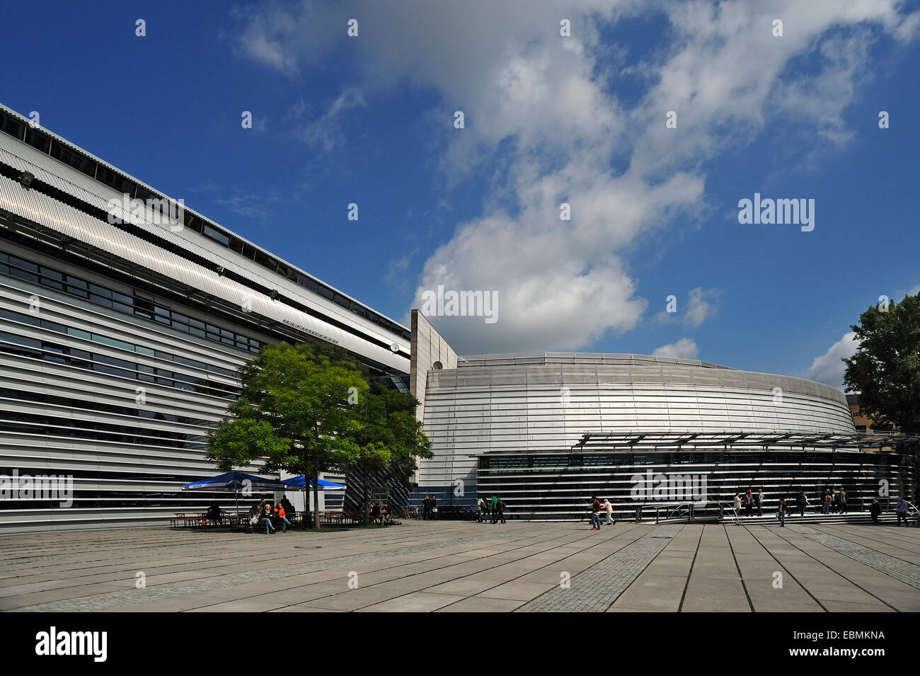 El campus de la Universidad Técnica de Munich, Munich, la Alta Baviera, Baviera, Alemania Foto de stock