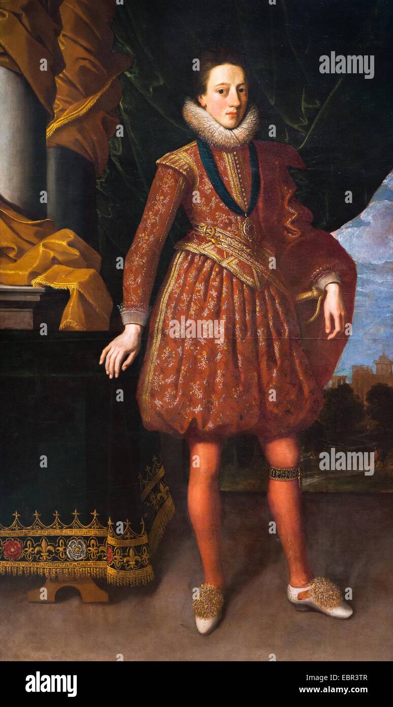 ActiveMuseum 0003713.jpg / Rey Charles I, cuando el príncipe de Gales, en torno a 1620 - artista desconocido 22/01/2014 - del siglo XVII / Colección / Museo Activo Foto de stock